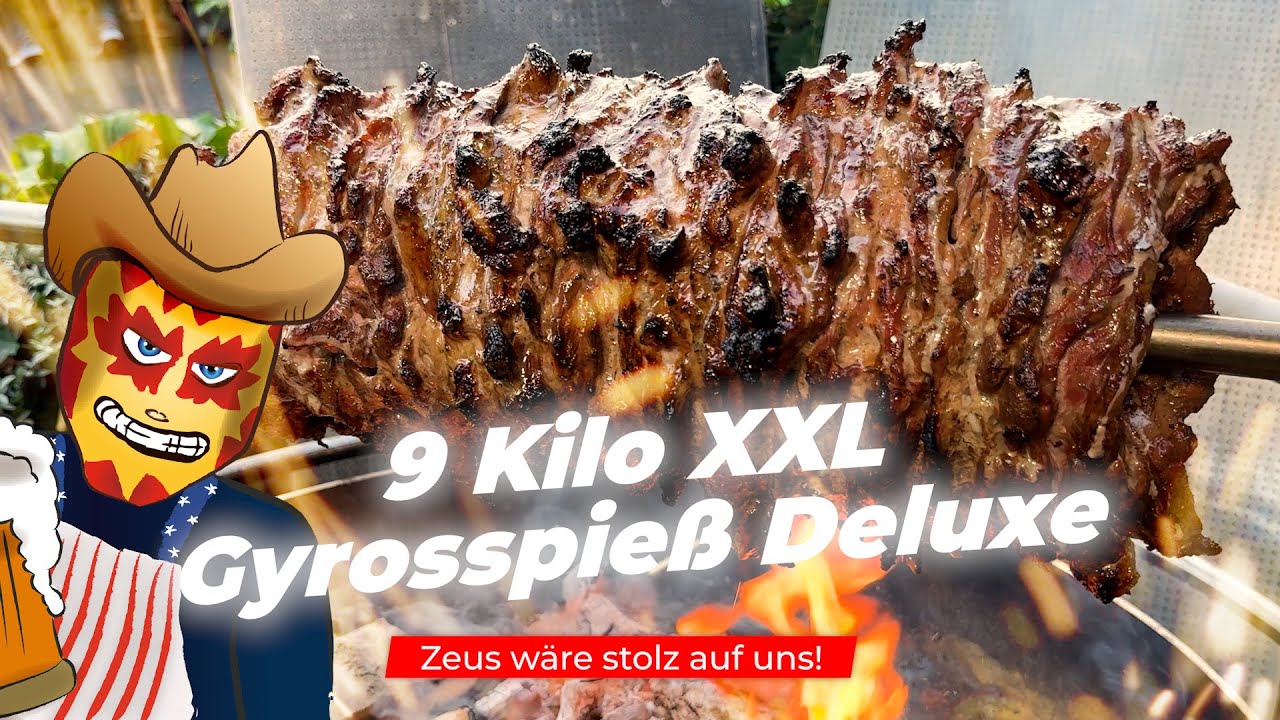Der 9 Kilo Gyrosspieß XXL | Die Grillshow 610  #bbq #foodporn #outdoorcooking