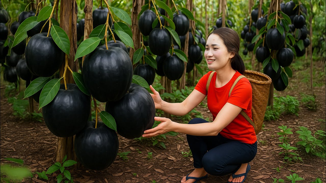 Harvesting +1000kg Rockit Apple | Rare Forest Cake Recipe That Sold Out Instantly at Market