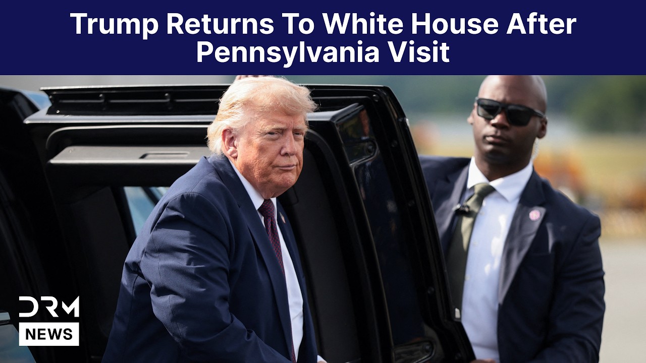 JUST IN: U.S. President Trump Returns to White House After Pennsylvania Visit | AC15