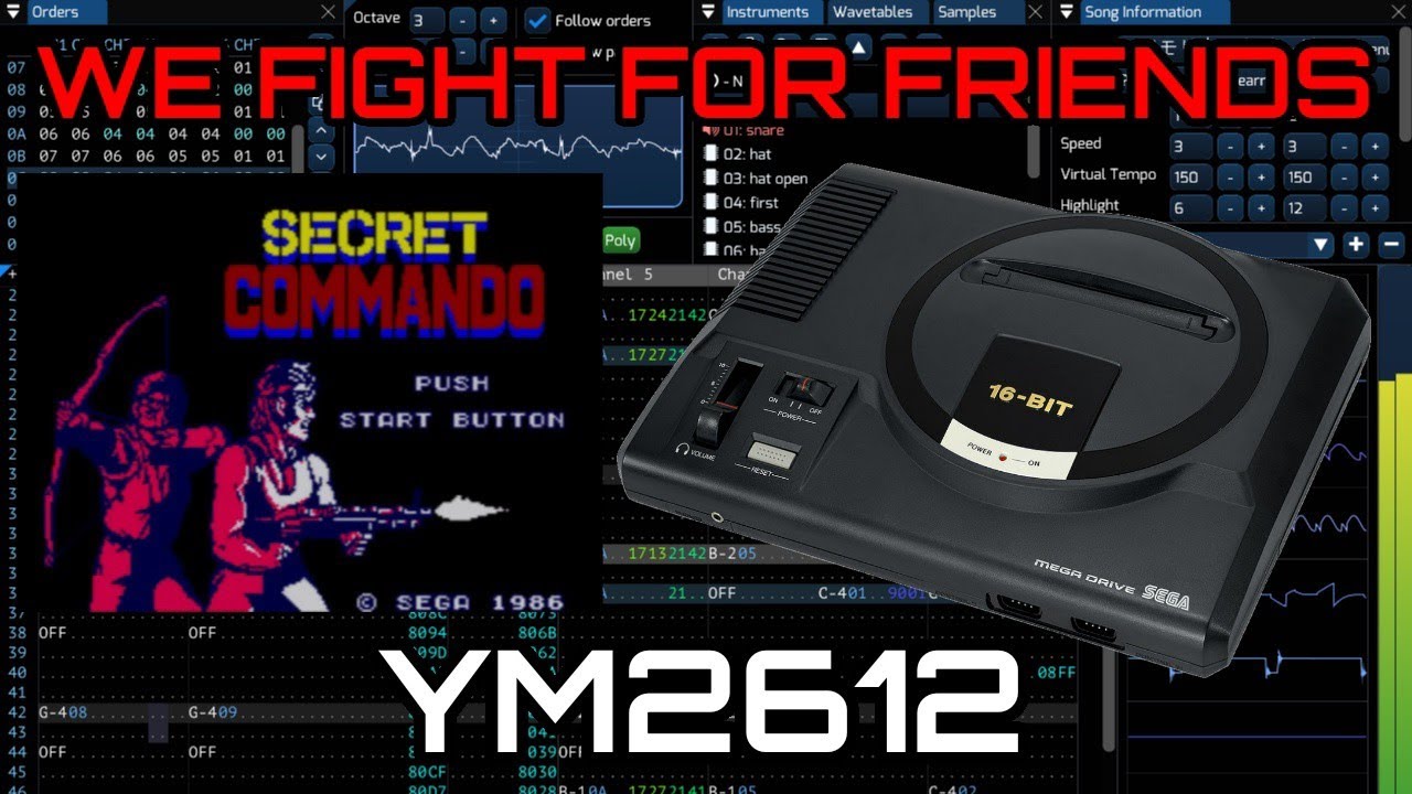 [Furnace] Secret Command We Fight For Friends MegaDrive Remix (Ashura/Rambo)
