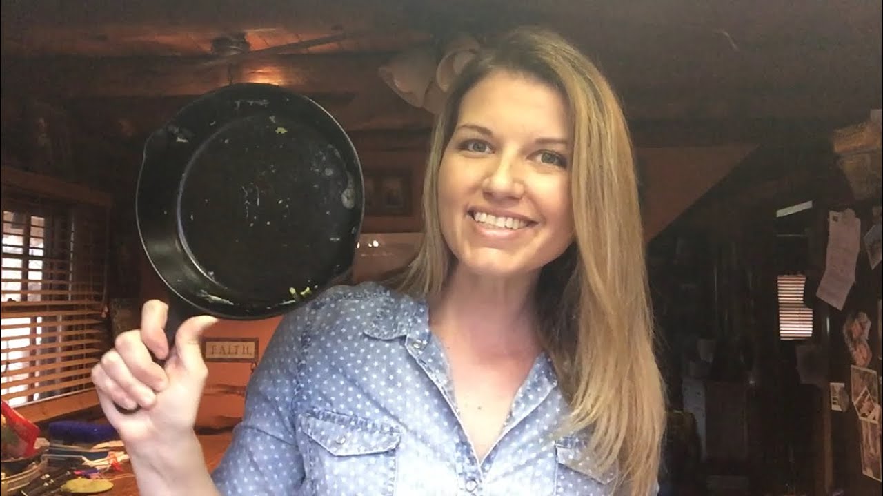 How To Clean A Cast Iron Skillet | This Farm Wife Cooks