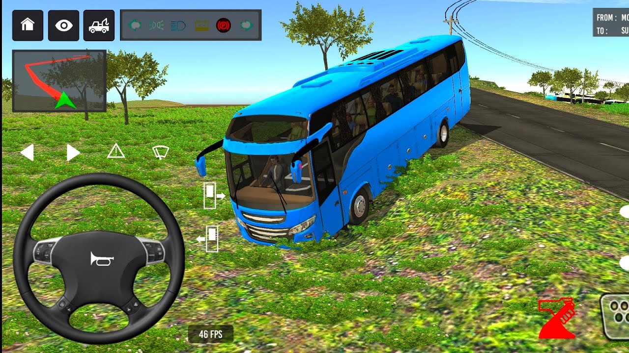 euro coach bus simulator 😱🚌 || new coach bus simulator part-7 Android gameplay