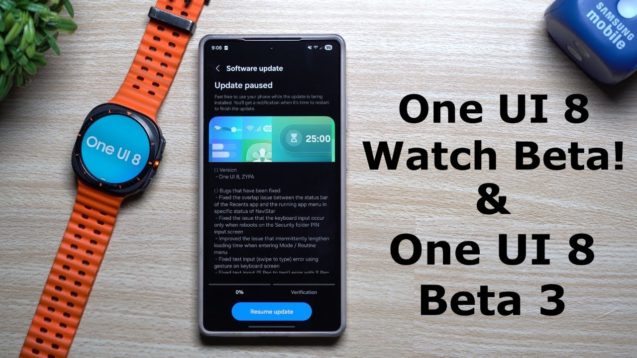 Samsung One UI 8 WATCH BETA & One UI 8 Beta 3 Is Here!