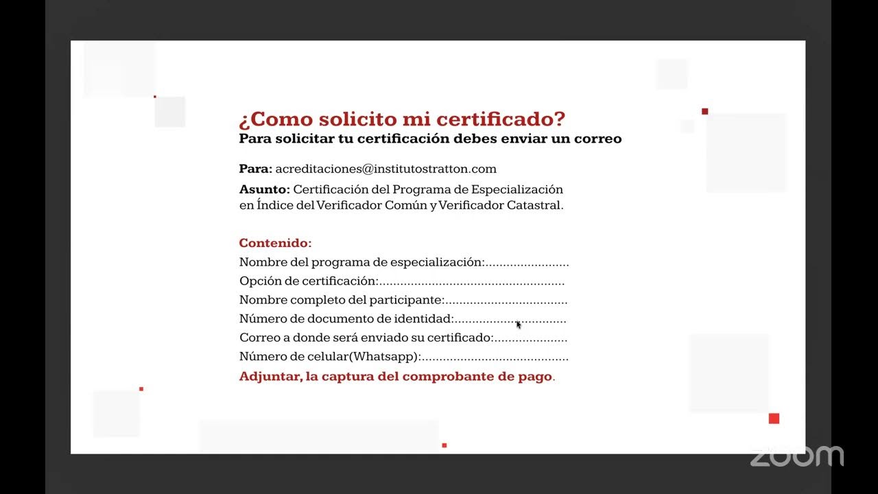MÓDULO 08 - ÍNDICE DEL VERIFICADOR COMÚN Y VERIFICADOR CATASTRAL