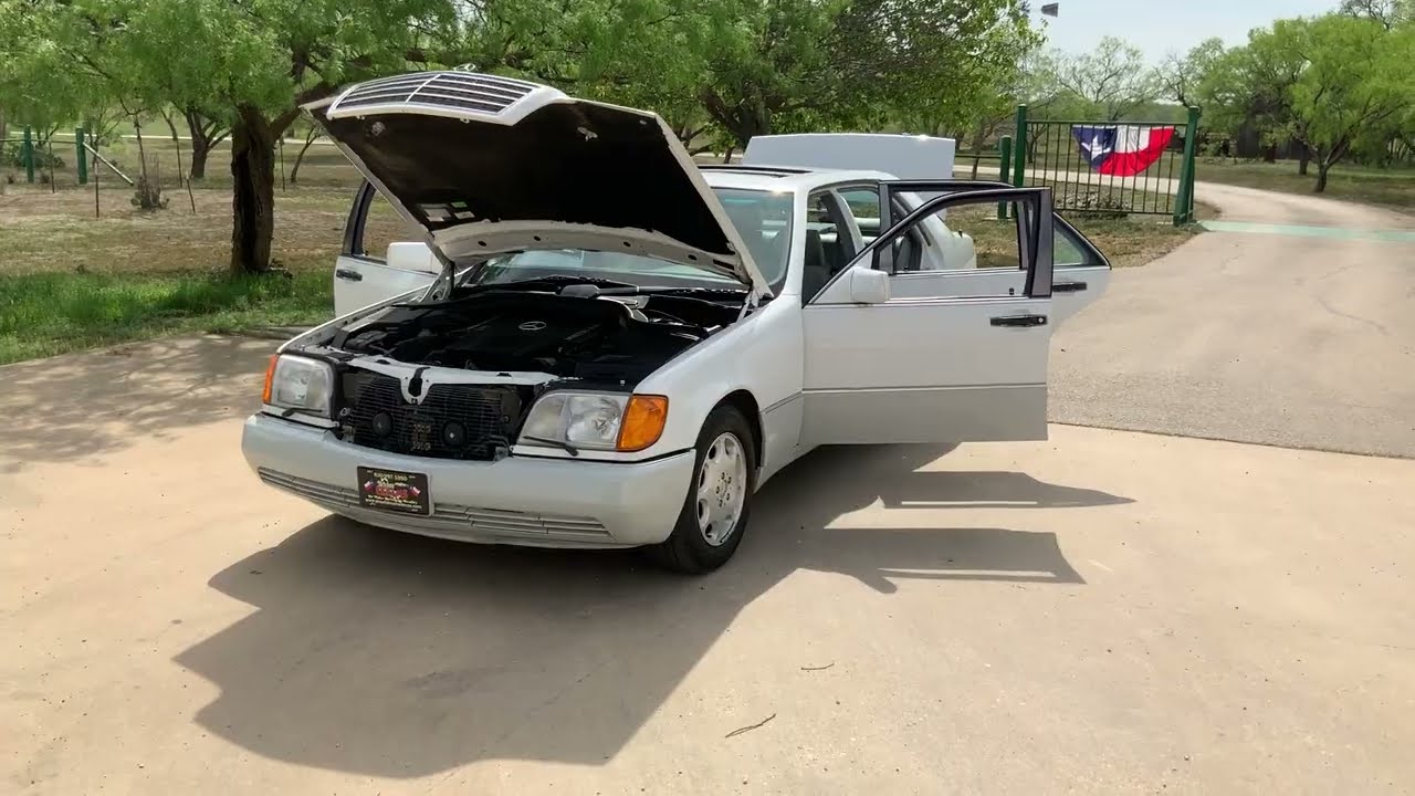 1993 Mercedes-Benz 400SEL 4.2L Fuel Injected V8 Automatic Dual Control AC Power Sunroof 93-7152P