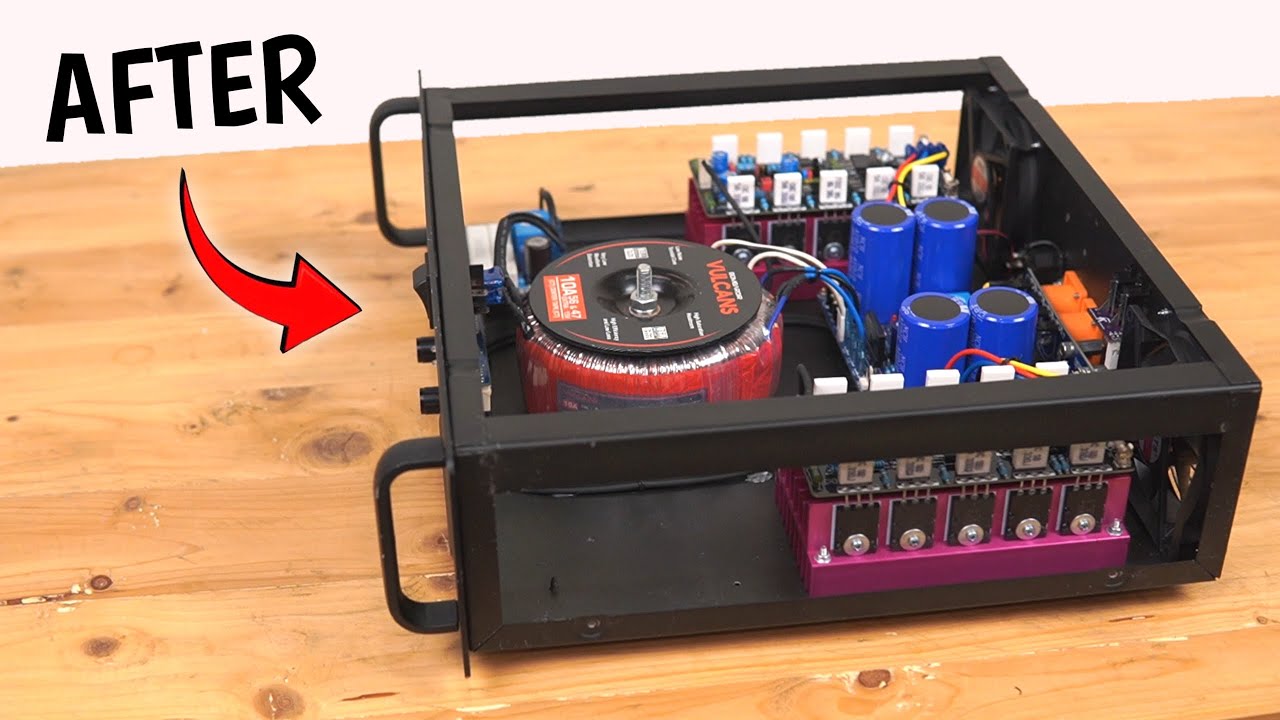 Full Repair & Upgrade of a Confusing Homemade Amplifier😕 | cbz project