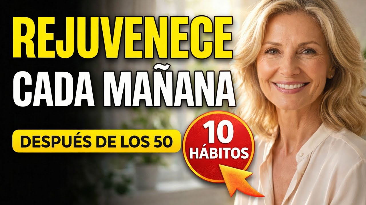 10 Hábitos de Mañana para REJUVENECER y Verte Más BELLA Después de los 50