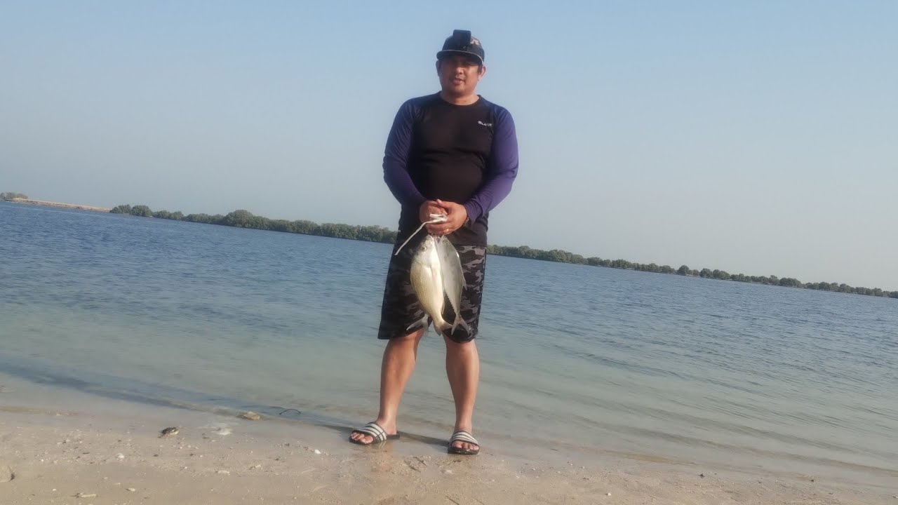 Nag overnight kami | fishing in Hameem beach Abu dhabi