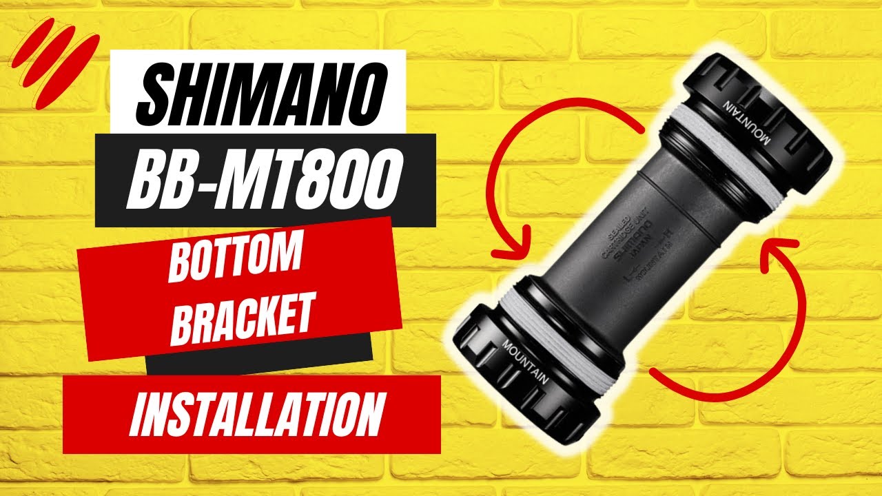 Установка каретки Shimano Hollowtech II — BB-MT800