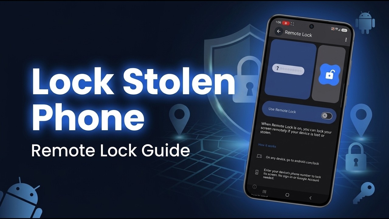 🔒 How to Remote Lock a Stolen Android Phone | 📱 Secure Your Phone with Find My Device