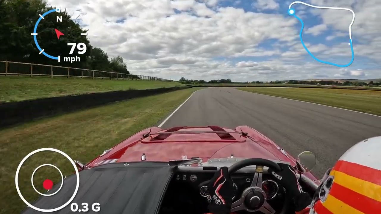 Goodwood Sprint  2 August 2025 Austin Healey 100m Michael Berry record breaking run 100.75 seconds