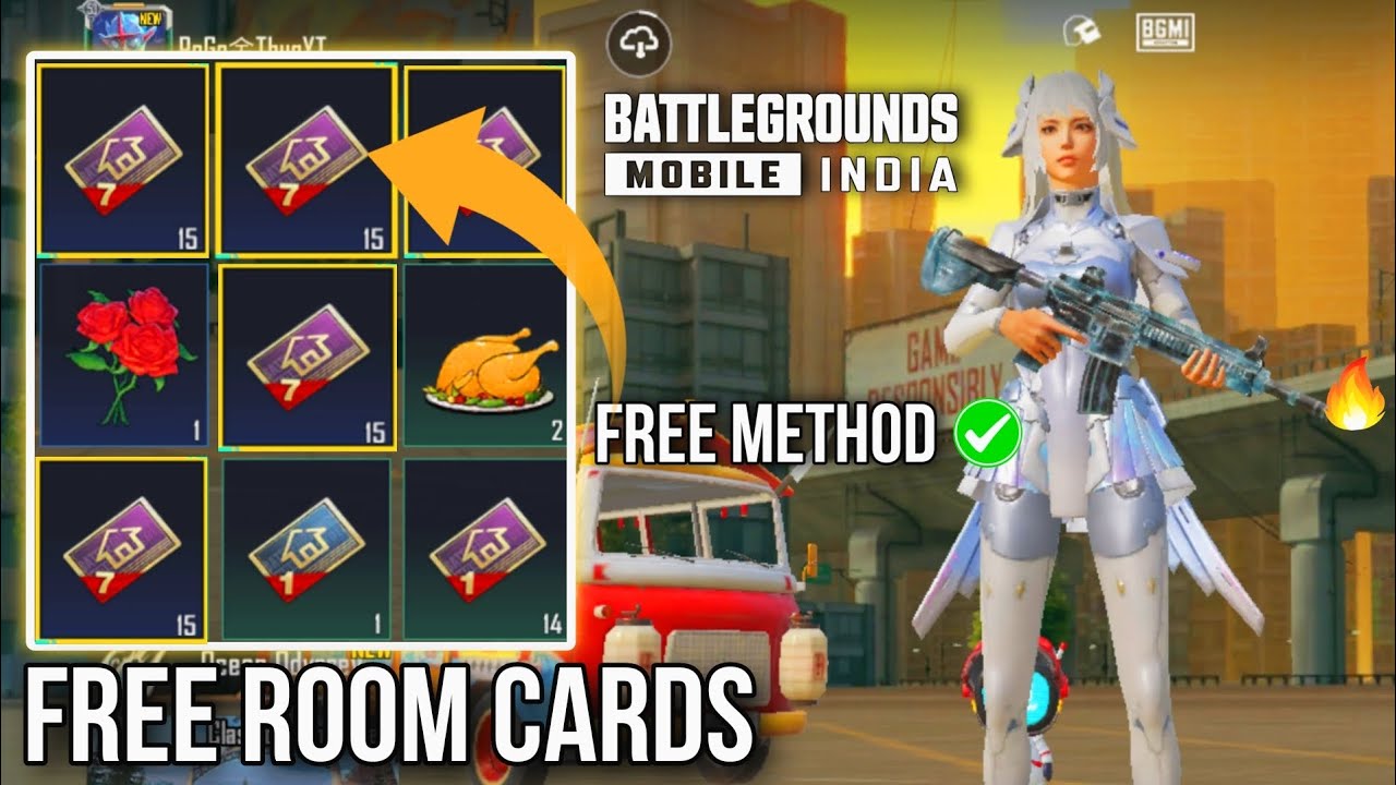 HOW TO GET UNLIMITED ROOM CARDS FOR FREE IN PUBG MOBILE / BGMI 100% WORKING METHODS ✅🔥