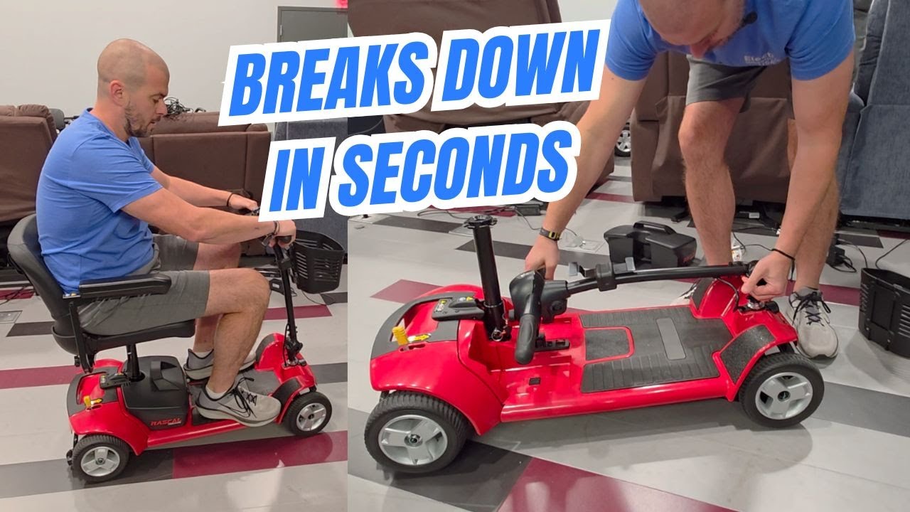 Easy to Disassemble & Travel-Ready! | Rascal Venture 4-Wheel Scooter