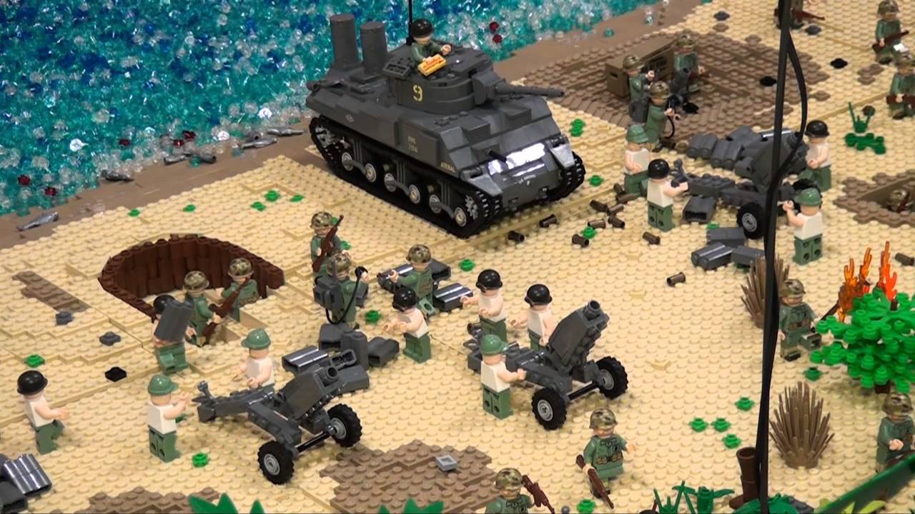 LEGO WWII Brickmania display - Brickworld Chicago 2013