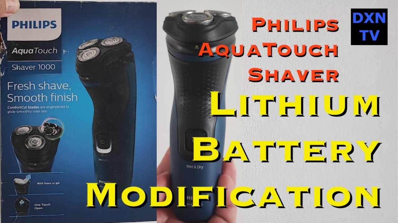 Самостоятельная замена литиевой батареи в бритве Philips AquaTouch Shaver 1000. Результат: неудача!