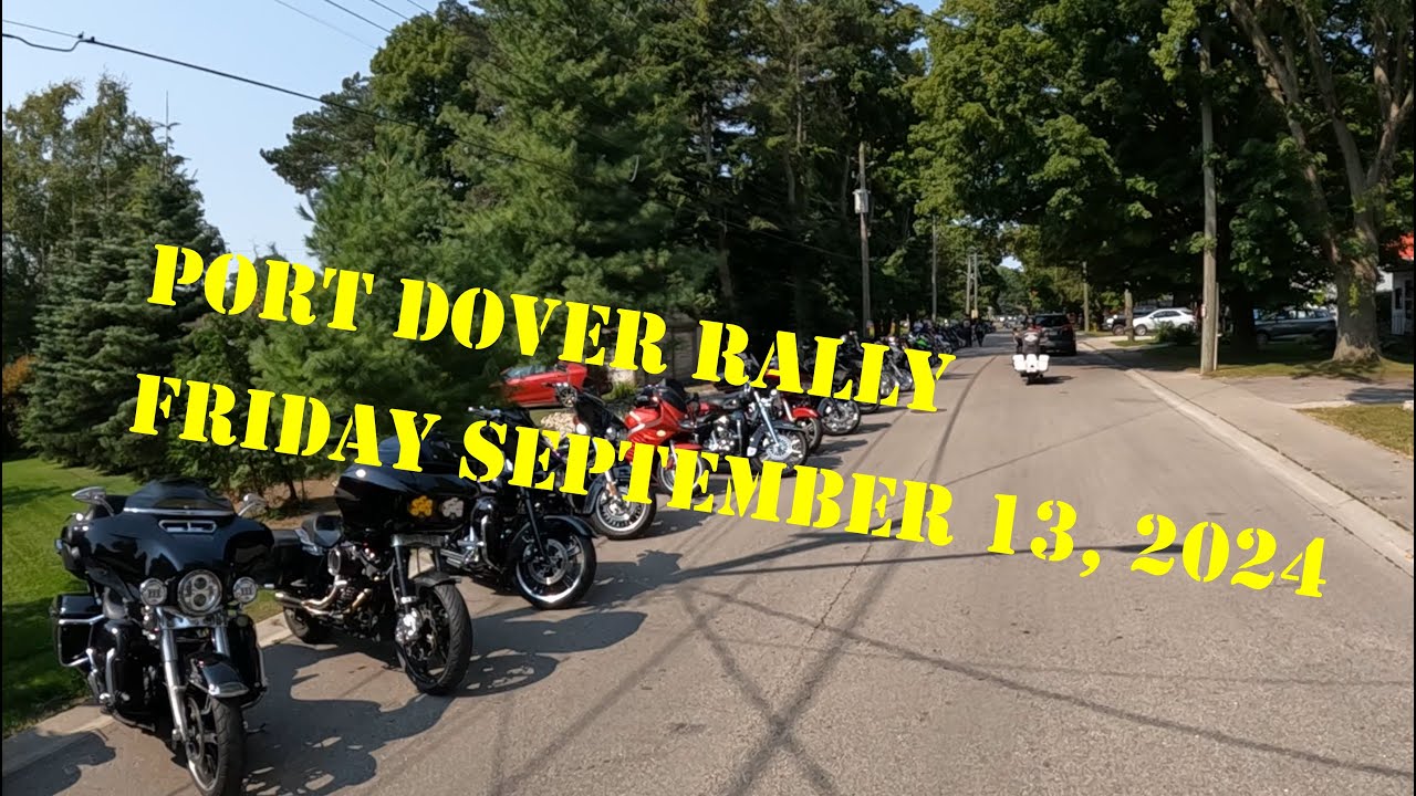 Port Dover Motorcycle Rally - Sept 13, 2024 - Ontario Canada