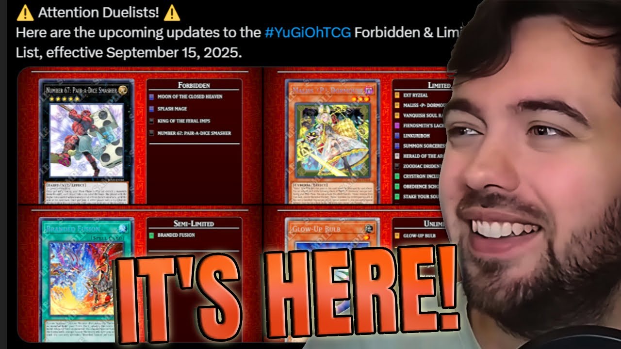 THEY WENT IN WITH THIS BANLIST!