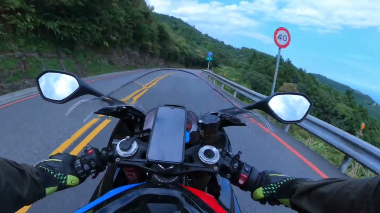 BMW S1000RR M | Pure Exhaust Sound | Akrapovič | TAIWAN | ASMR | 4K | 北宜公路
