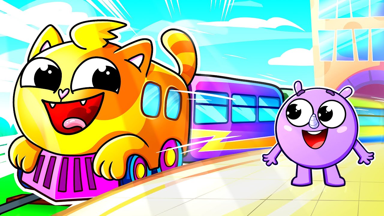 Choo Choo Train Song! 🚂 Safety Rules on the Way! Kids Songs🐱🐨🐰🦁 And Nursery Rhymes by Baby Zoo