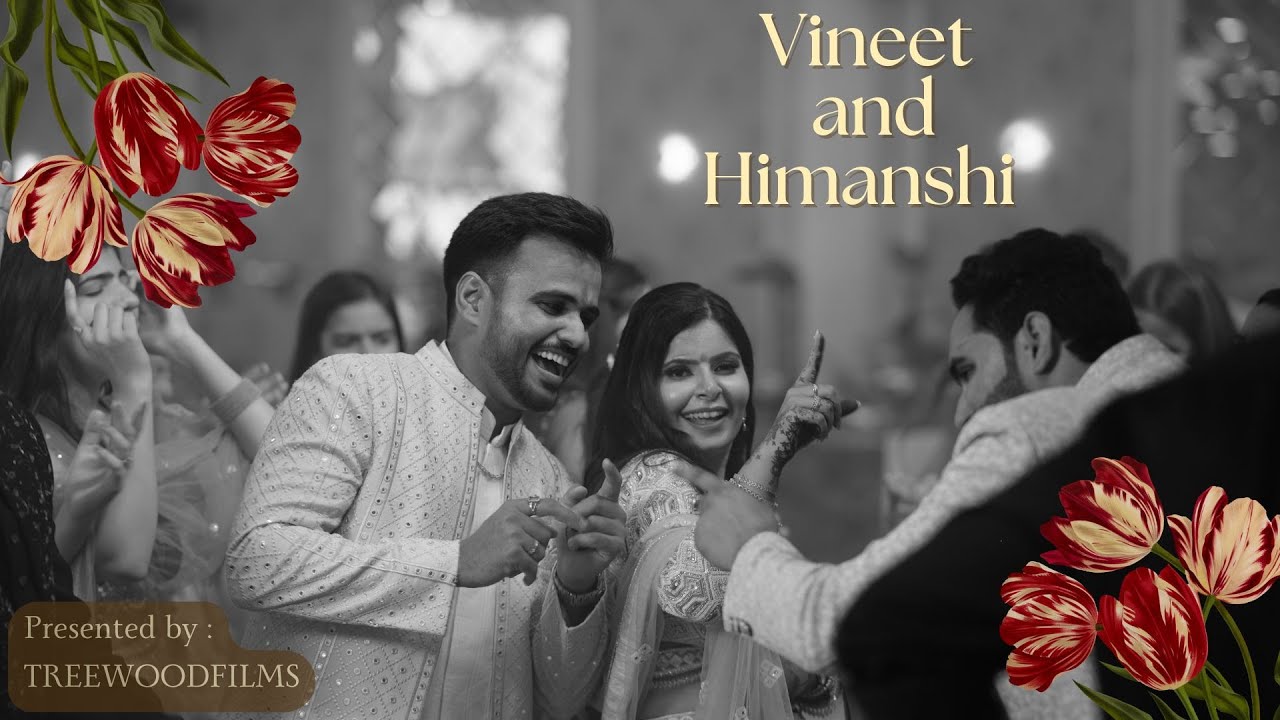 VINEET & HIMANSHI || Engagement || Cinematic Teaser || 4K 2025 || TREEWOODFILMS WEDDING PHOTOGRAPHY