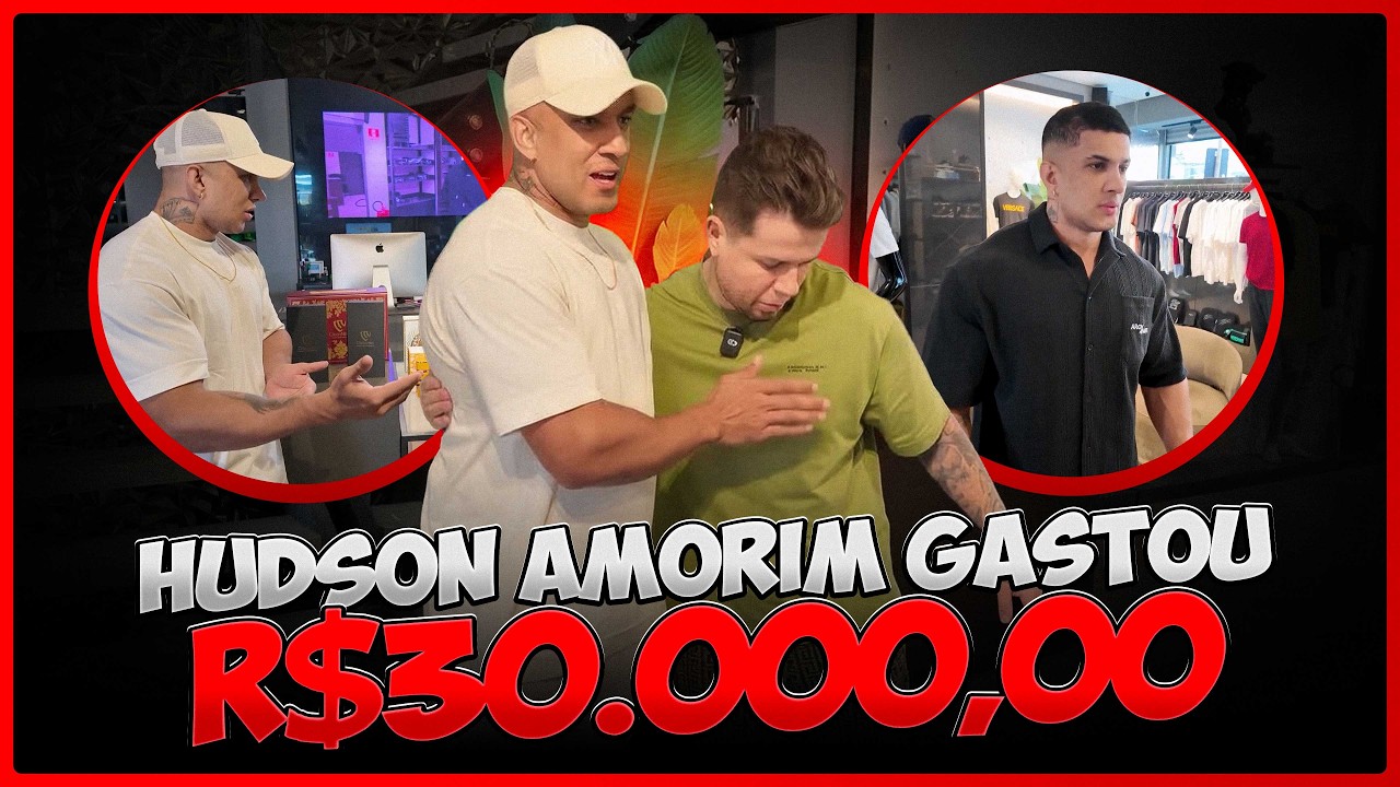HUDSON AMORIM VOLTOU E DERRUBOU A LOJA