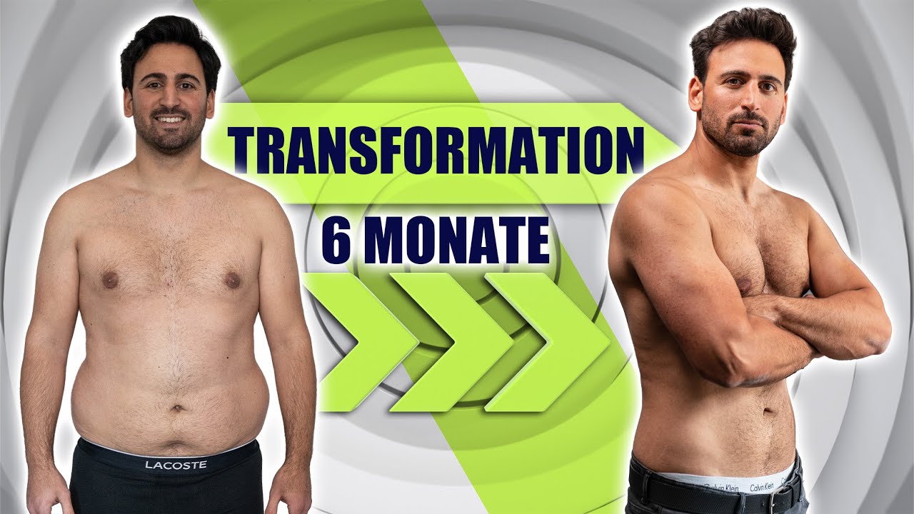 6 Monate Body Transformation | Ohne Di&auml;t, kein Gym, keine Supplements!