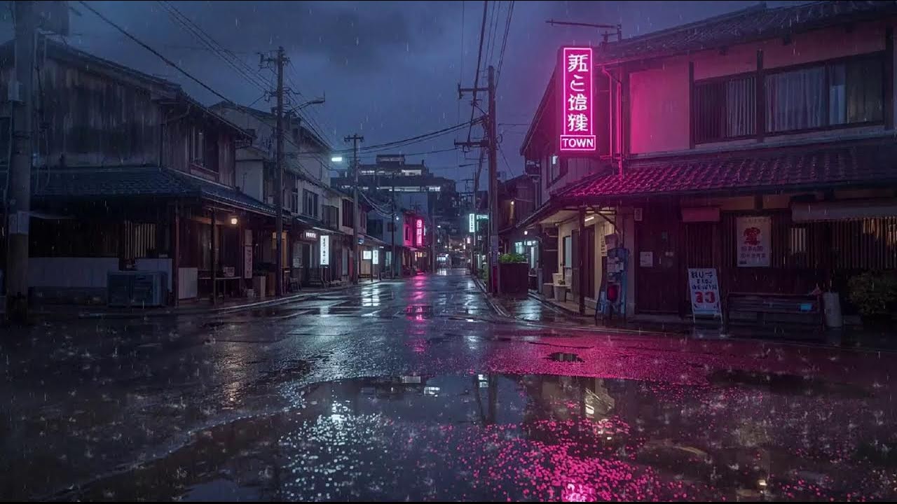 Night Rain Ambience 🌙 Lofi Beats for Focus, Relax & Quiet Moments #65