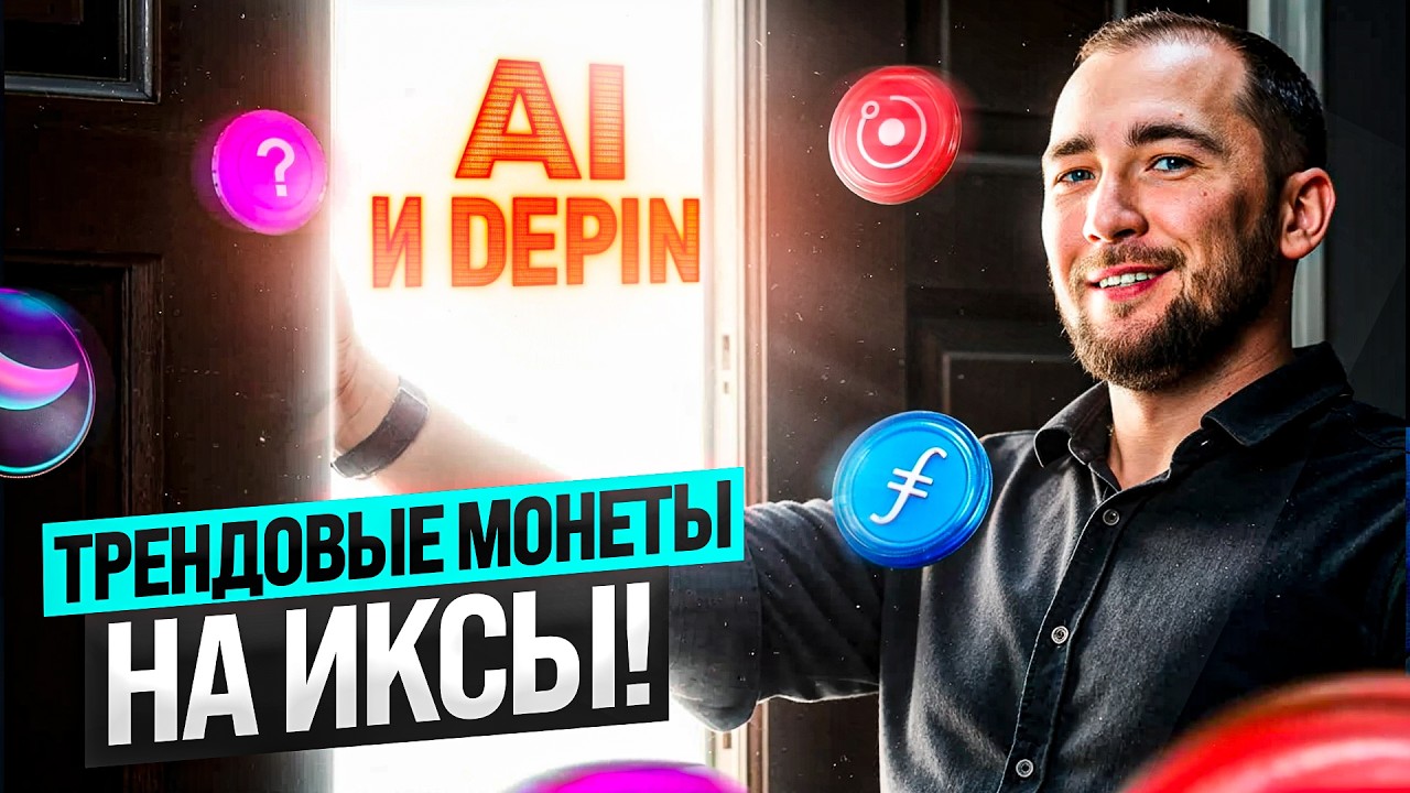 НЕ упусти свой шанс заработать &mdash; новая эпоха AI и DEPIN | ТОП 10 монет