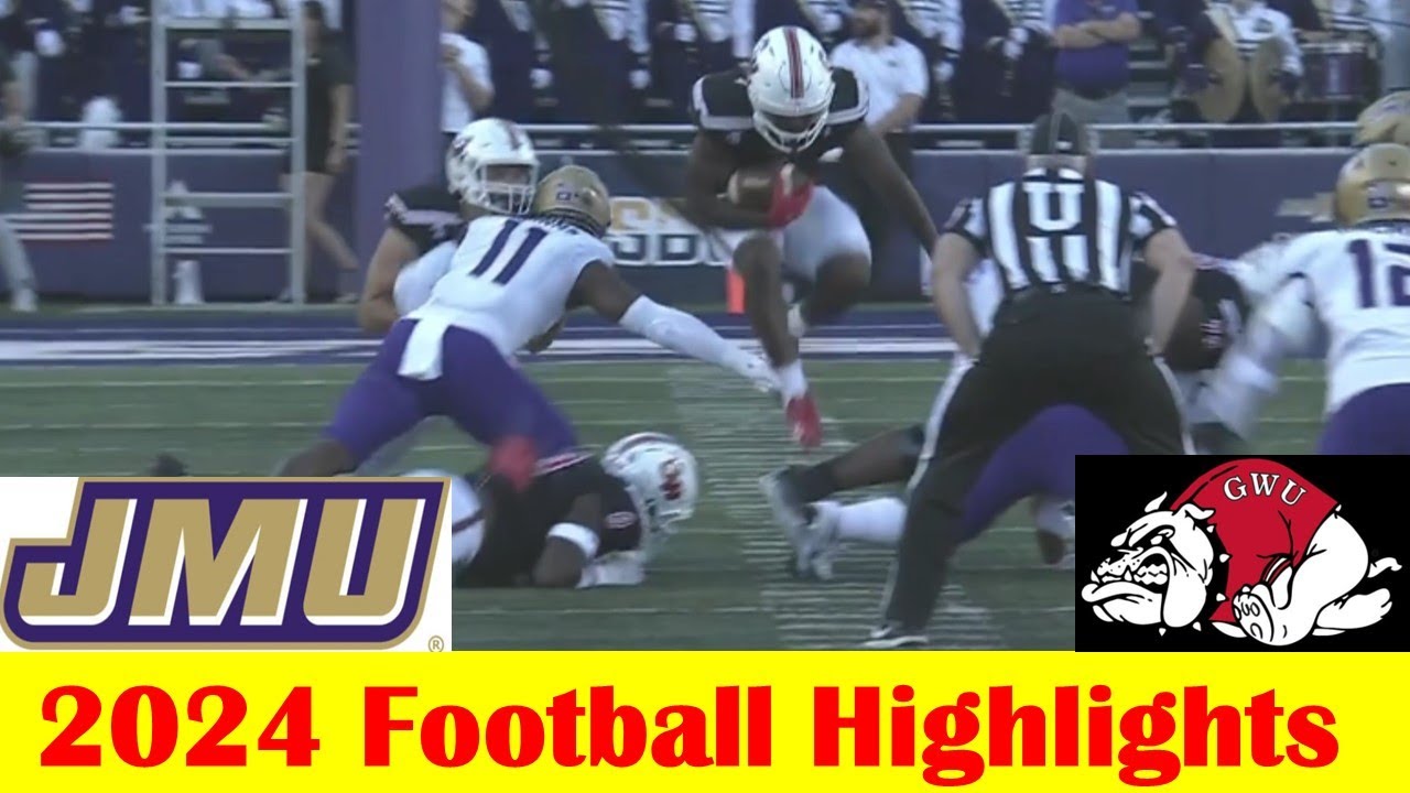Gardner Webb vs James Madison Football Game Highlights 9 7 2024