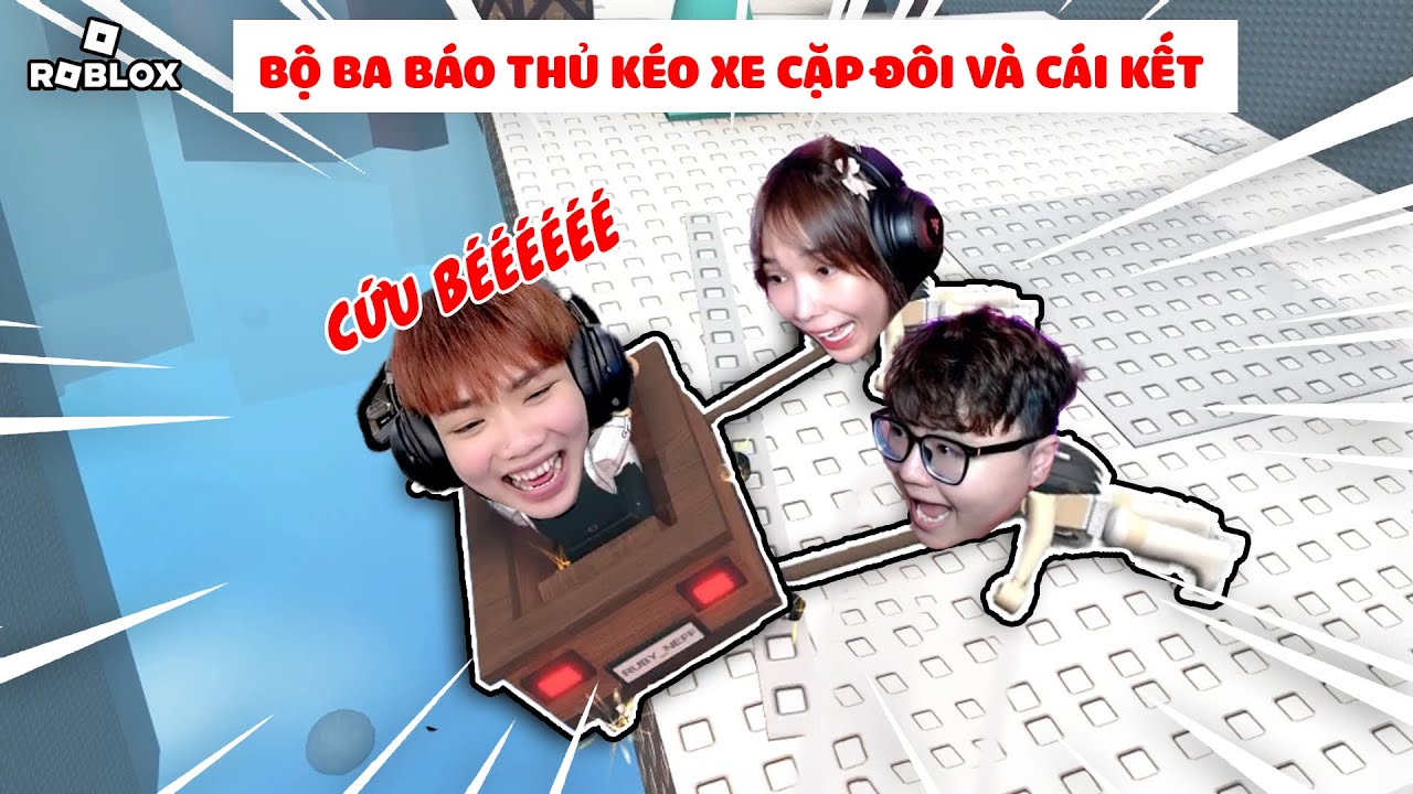 Angel Mike và Ruby Rủ Nhau Đi Báo, Kéo Xe Hét Banh Nhà | Roblox