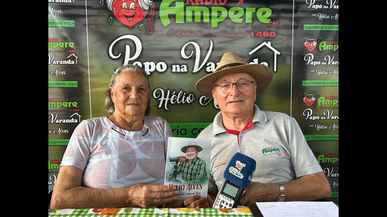 PAPO NA VARANDA = 426  NAIR SCHNEIDER - COMUNIDADE ÁGUA DOCE, AMPÉRE/PR