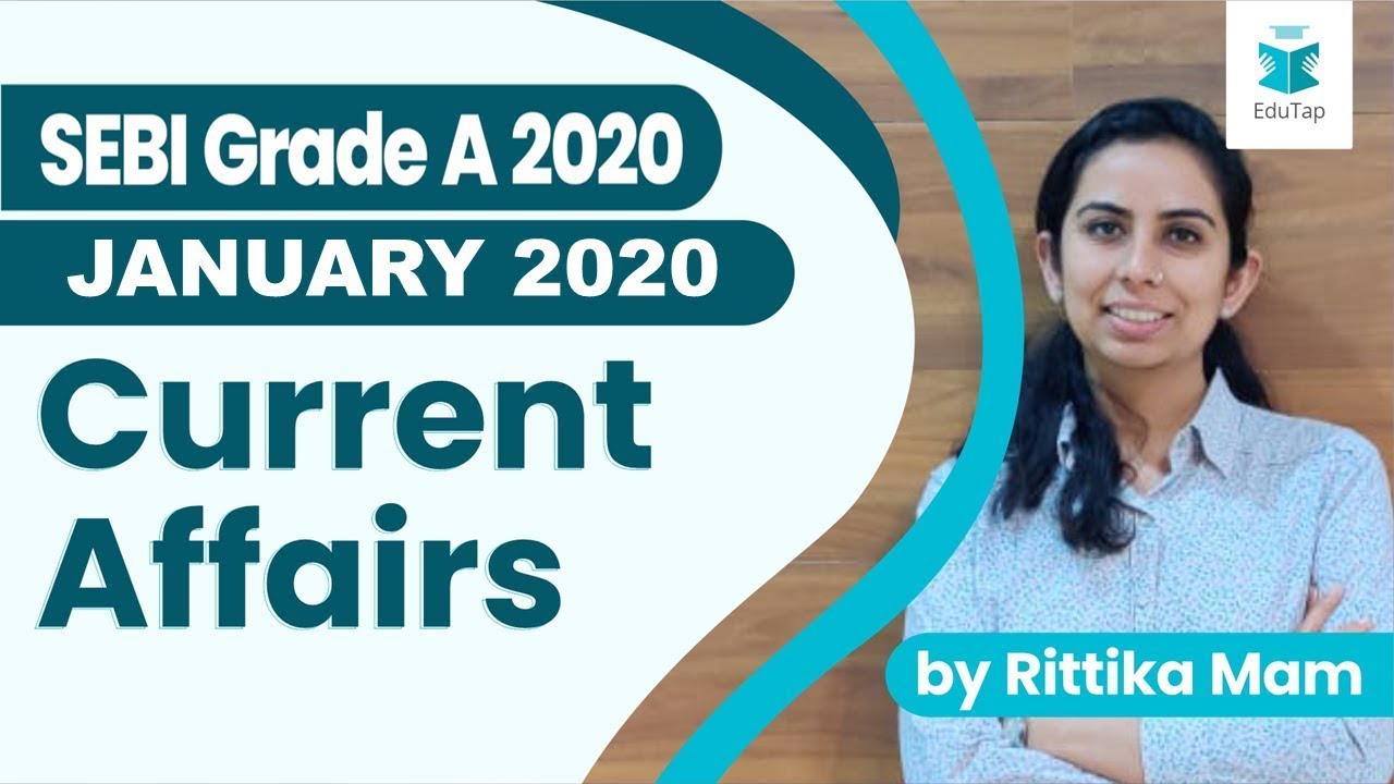 Lecture 1 | Most Important GA MCQs January 2020 | Phase 1 | SEBI Gr A | 2020
