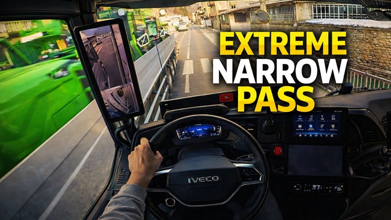 Snowy Mountain Narrow Roads | IVECO S-WAY 500 2026 POV