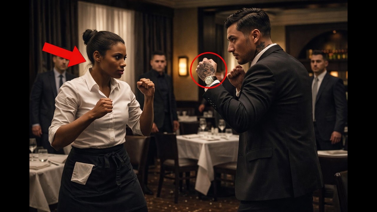 Korean Mafia Boss Forced a Black Waitress Into a Fight — Unaware She’s an Elite Underground Boxer