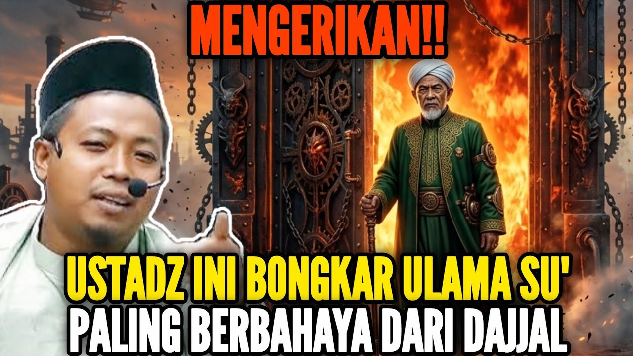 🔴 MENGERIKAN ‼️ USTADZ INI BONGKAR ULAMA SU' PALING BERBAHAYA DARI DAJJAL | Ustadz M. Ridwan, M.E.I