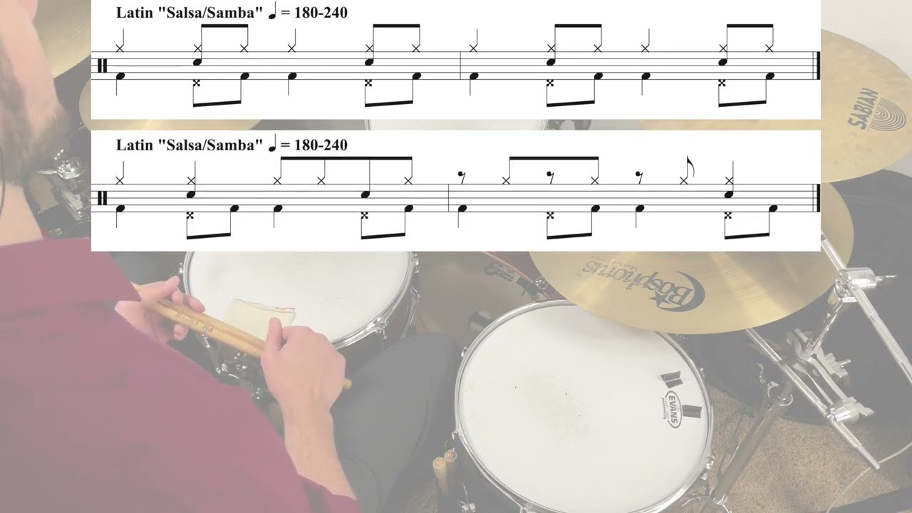 Drumset Latin Jazz | Generic Groove: Ride Pattern