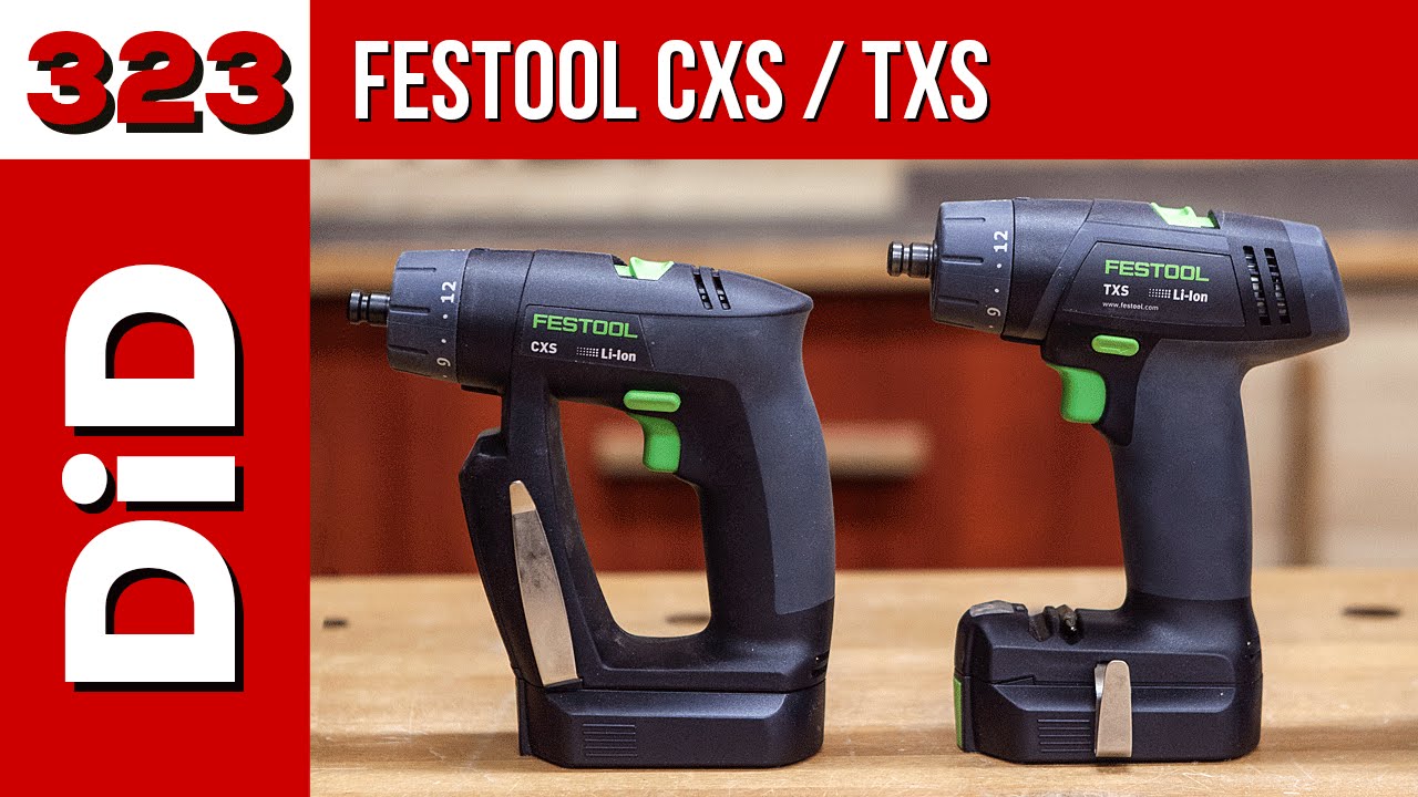 324. Wkrętarki akumulatorowe Festool TXS i CXS / Festool cordless drills TXS i CXS