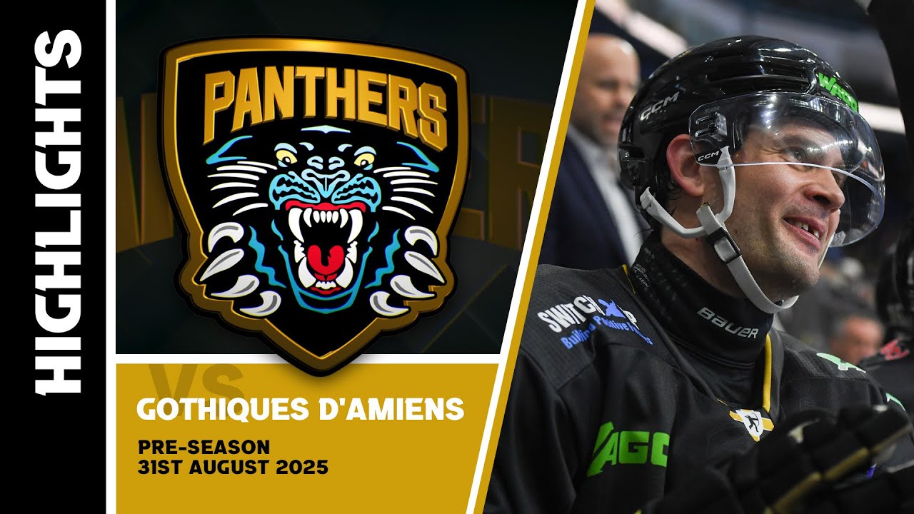 Nottingham Panthers v Gothiques d'Amiens - 31-08-25 - Aladdin Cup
