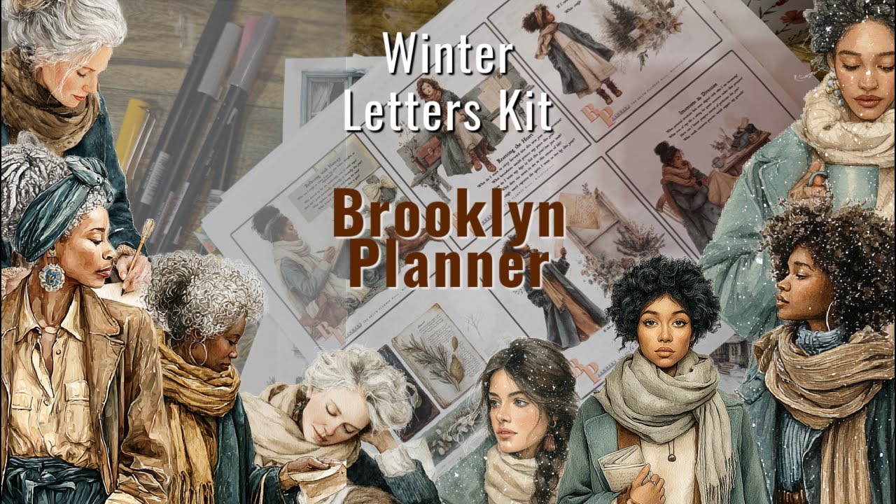 Winter Letters Planner Kit