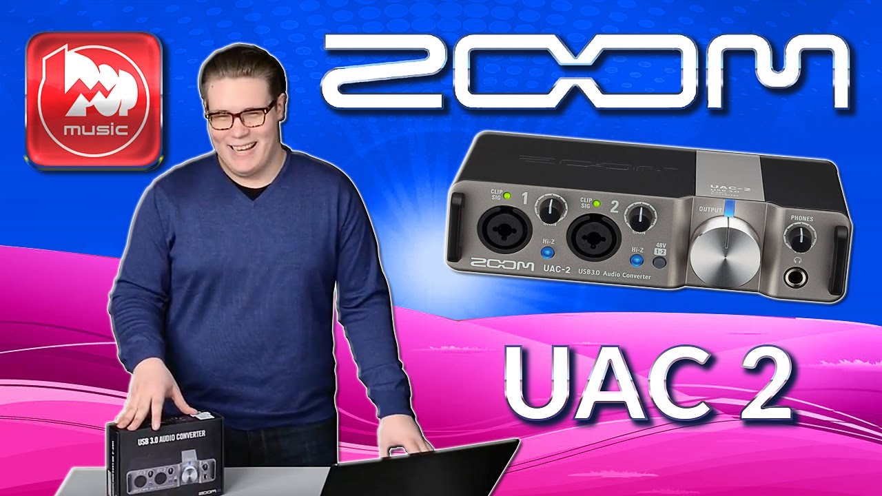 ZOOM UAC-2 популярный скоростной аудиоинтерфейс на USB 3.0