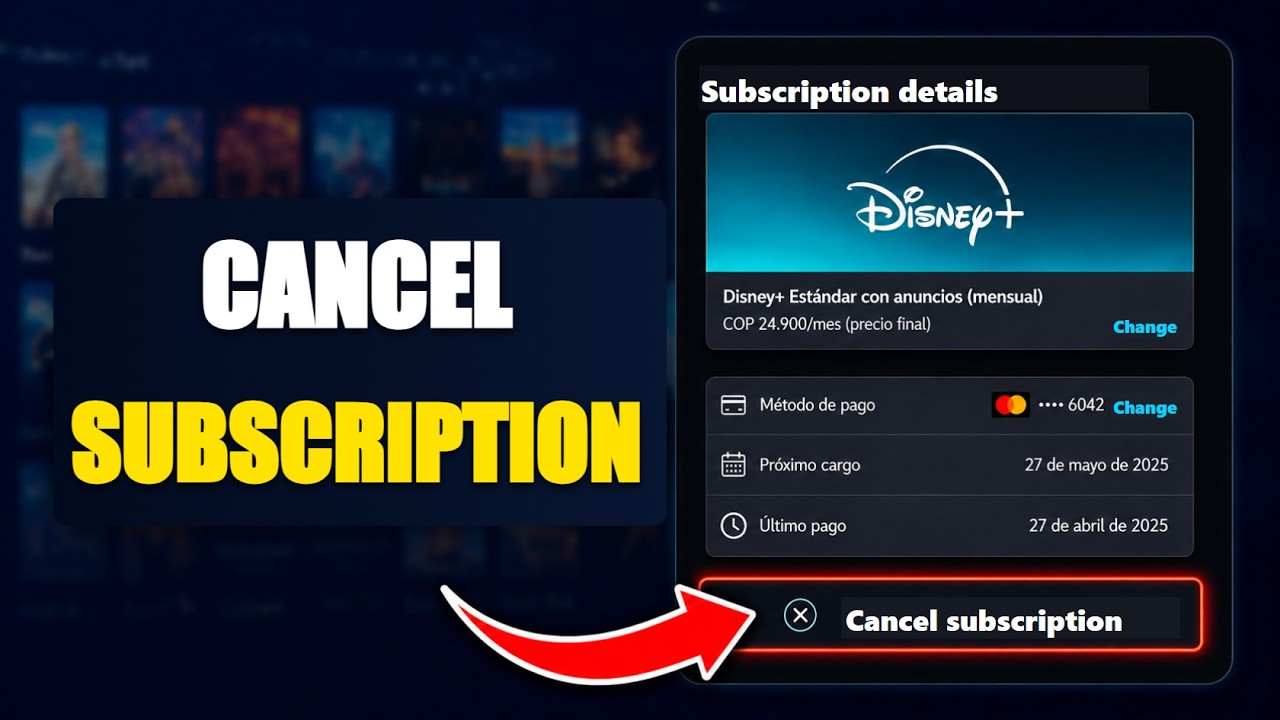 Как ОТМЕНИТЬ подписку на Disney Plus | Как остановить списания Disney+