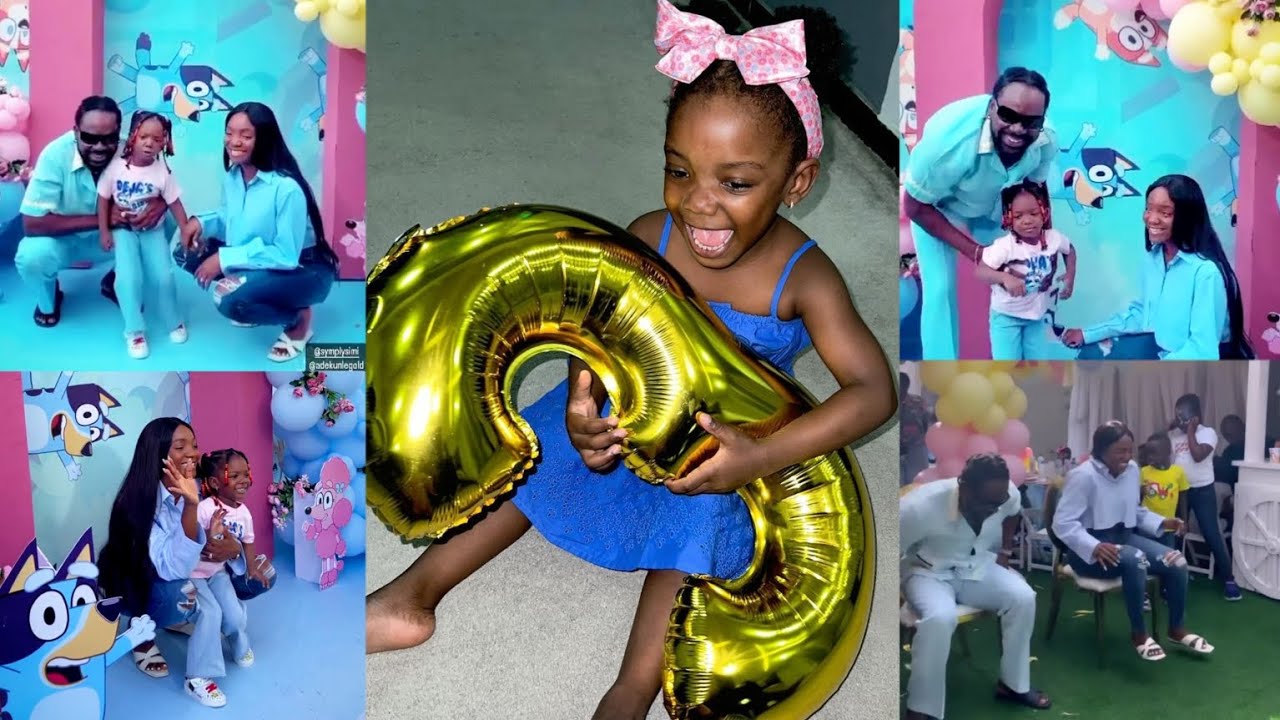 Adekunle Gold & Simi Throw Multi-Million Dollars Birthday Party For Daughter Deja 3rd Birthday