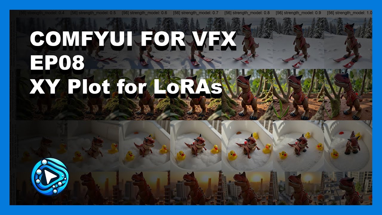 ComfyUI For VFX - Ep08 - XY Plot for LoRAs
