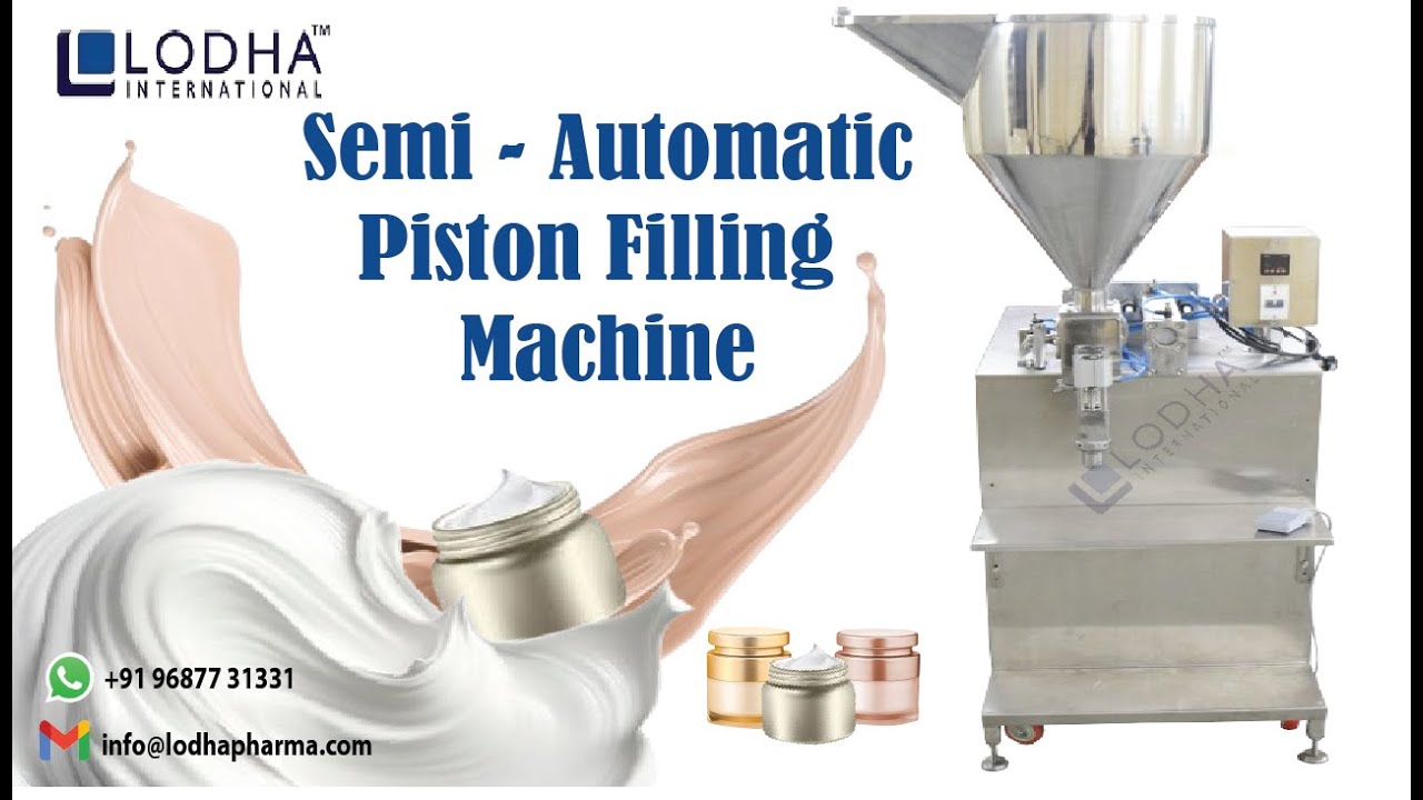 Semi Automatic Piston Filling Machine