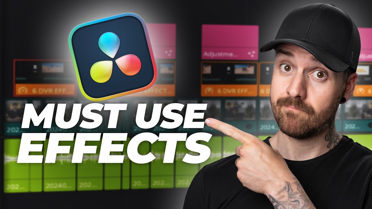 6 БЕСПЛАТНЫХ эффектов Davinci Resolve, которые я использую в КАЖДОМ ПРОЕКТЕ!