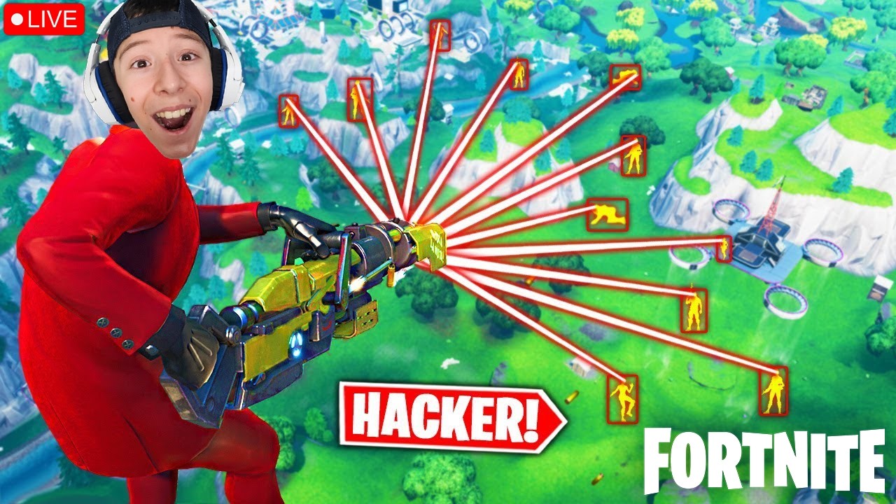 LIVE - AIMBOTTING LIL TIMMIES IN FORTNITE! (NEW)