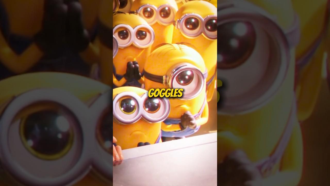 Почему ВСЕ миньоны носят очки! #despicableme #riseofgru #illumination #universalstudios #pixar