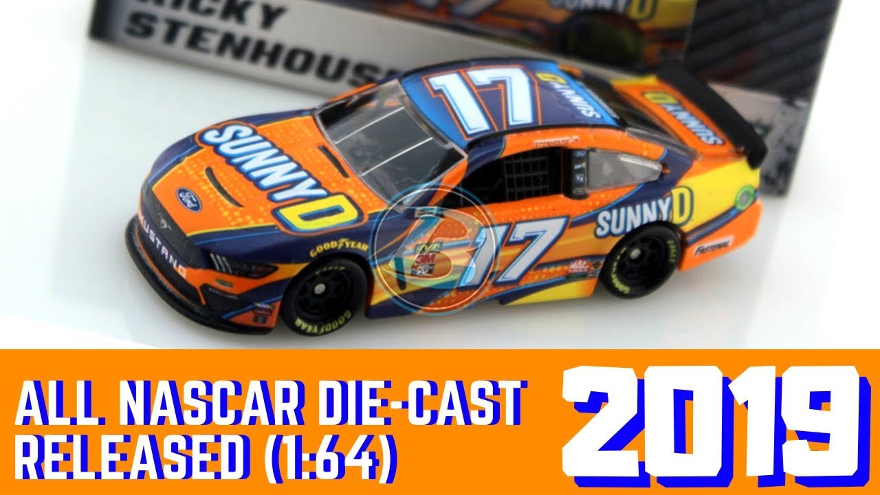All 2019 NASCAR Die-Cast Released (1:64)