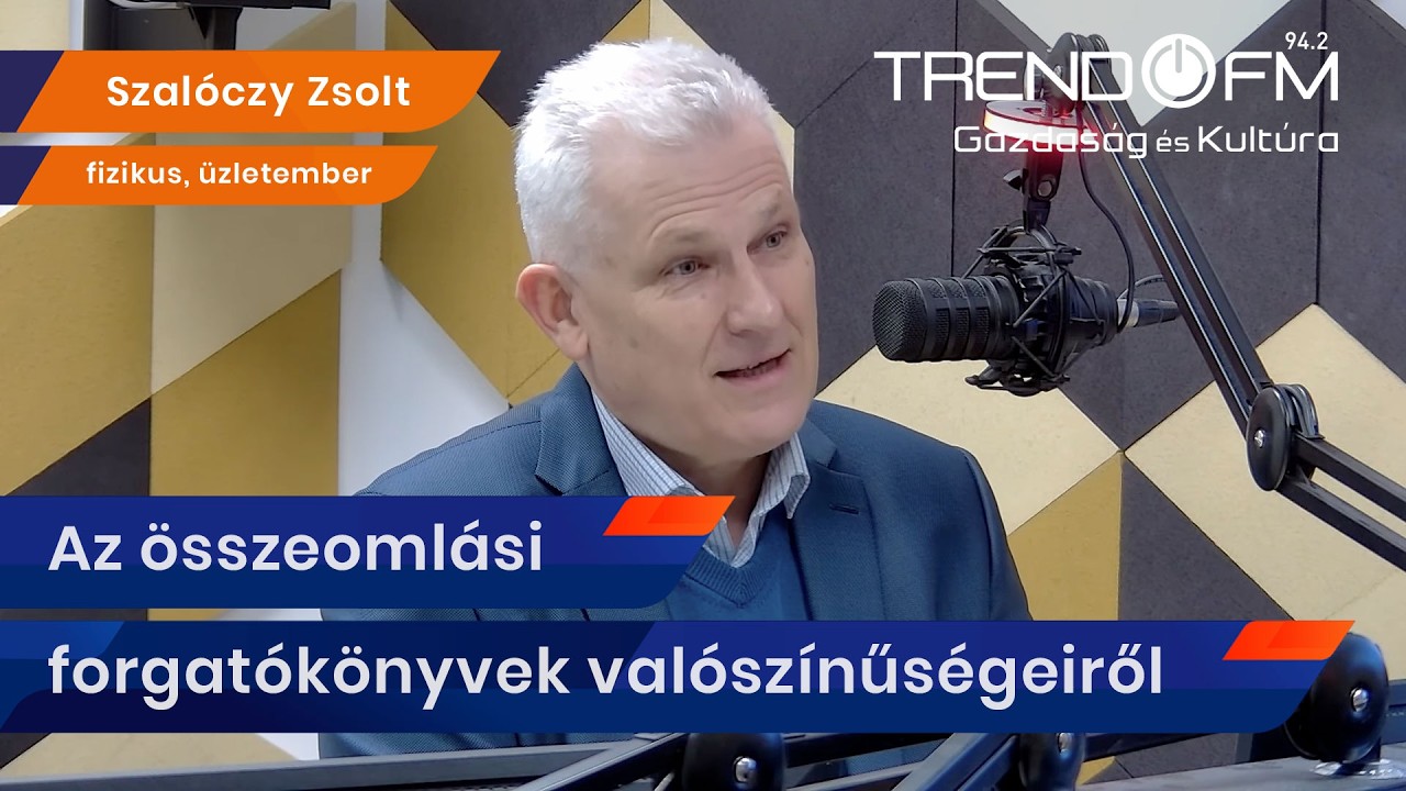 Szalóczy Zsolt: Ha összeomlanak a rendszereink, nem elég csak babkonzerveket felhalmozni | Trend FM
