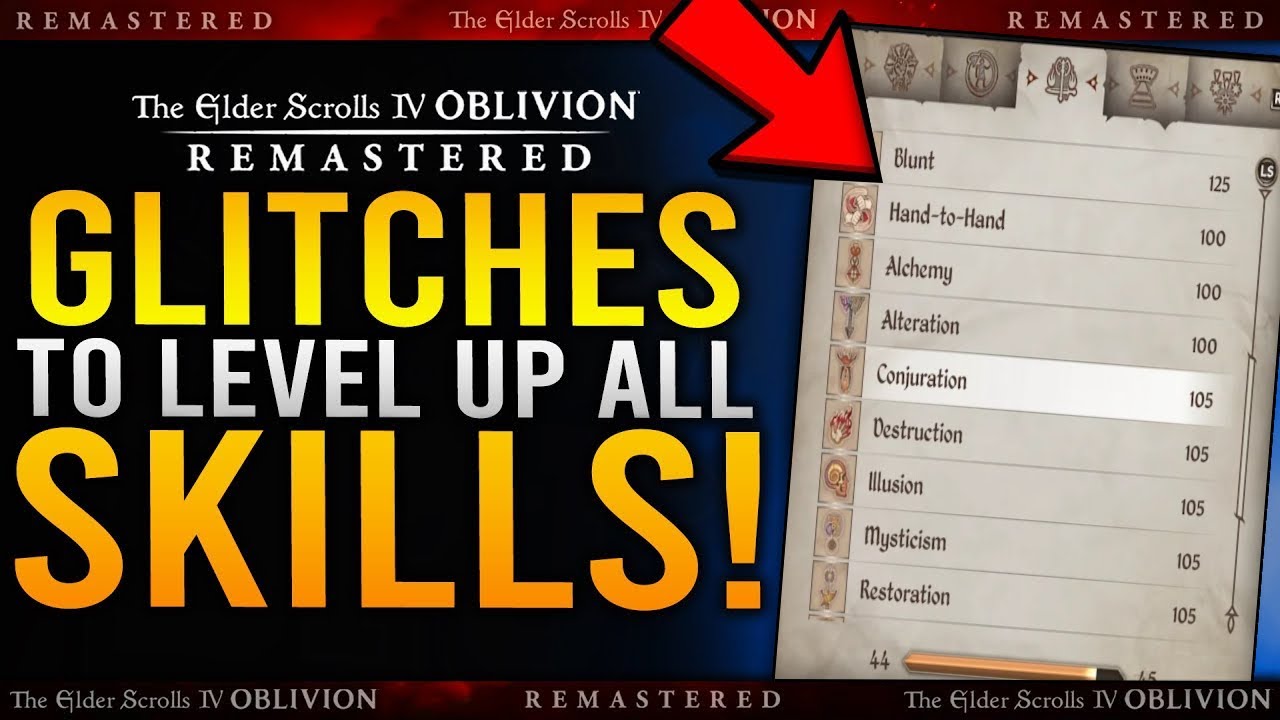 How to Automatically Upgrade ALL Skills in Oblivion Remastered! Glitches & More!